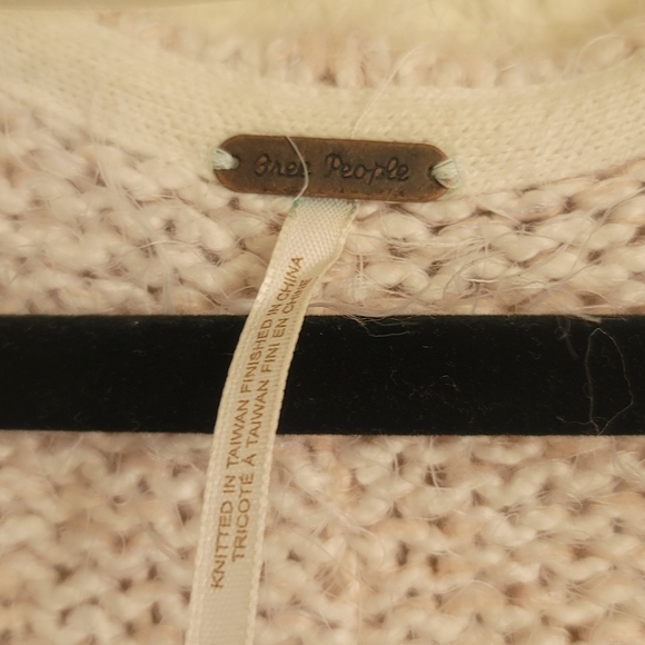Free People Nevermind Cardigan Creme Brulee Color Size M - Picture 2 of 5